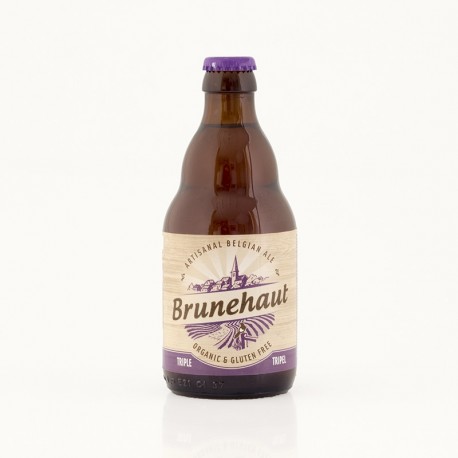 Bière Brunehaut triple bio sans gluten 8° - 33 cl