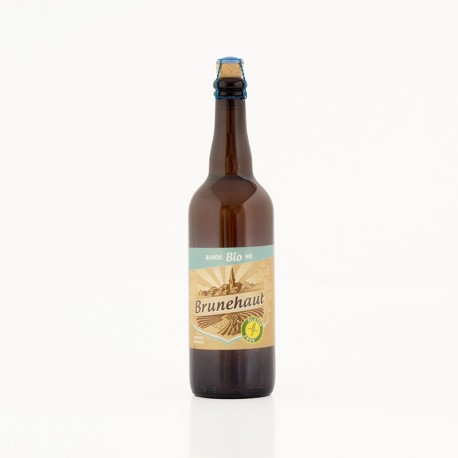 Bière Brunehaut Blanche bio sans gluten 5 ° - 75cl