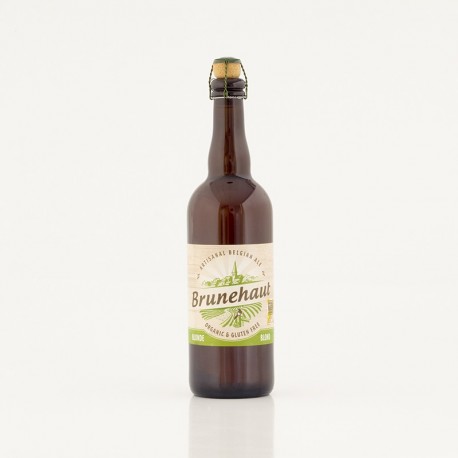 Bière Brunehaut blonde bio 6.5° - 75 cl