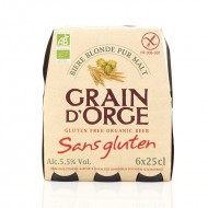 Grain d'orge blonde pure malt bio sans gluten 5,5°