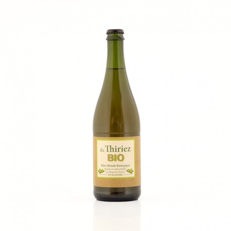 Bière blonde bio Thiriez 5,5° - 75 cl