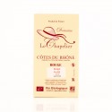 AOC Côtes du Rhône rouge bib 3L Domaine Le Chapelier fruité 2022 biologique