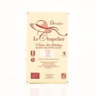 AOC Côtes du Rhône rouge Domaine Le Chapelier fruité 2020 biologique