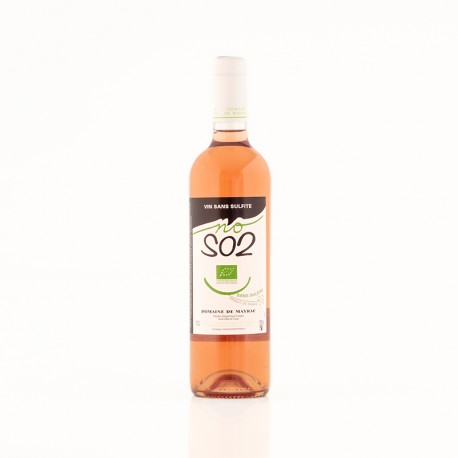 IGP Haute Vallée de l’Aude rosé Domaine de Mayrac sans sulfites ajoutés 2015 biologique