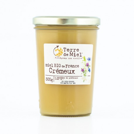 Miel crémeux bio de France – 500 g
