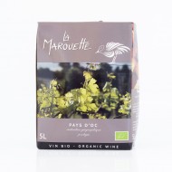 IGP d’Oc rouge Merlot nature box La Marouette 2013 biologique