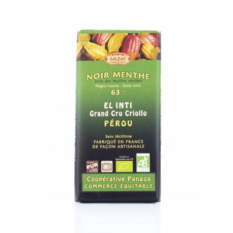 Chocolat noir menthe