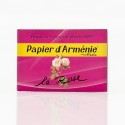 Papier d'Arménie triple parfum à la rose